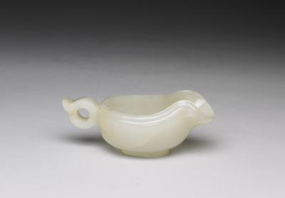 图片[2]-Jade Yi water vessel, Qing dynasty, Qianlong reign (1736-1795)-China Archive